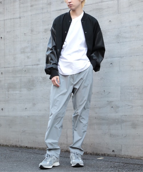 Printstar(プリントスター)の「【Printstar】dry stretch tapered pants / ドライ ストレッチ テーパードパンツ ※(スラックス・メンズ・ブラック/ネイビー/グレー・M/S/L/LL)」の16枚目の写真