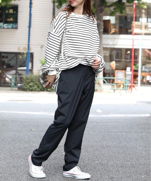 Printstar(プリントスター)の「【Printstar】dry stretch tapered pants / ドライ ストレッチ テーパードパンツ ※(スラックス・メンズ・ブラック/ネイビー/グレー・M/S/L/LL)」の12枚目の写真