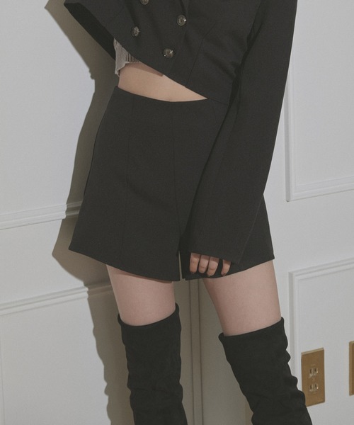 ANDGEEBEE（アンジービー）の「ベーシックショーパン（その他パンツ・レディース・チェック/ブラック・SMALL/MEDIUM）」の2枚目の写真