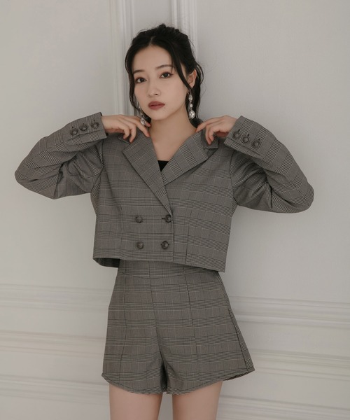 ANDGEEBEE（アンジービー）の「ベーシックショーパン（その他パンツ・レディース・チェック/ブラック・SMALL/MEDIUM）」の15枚目の写真