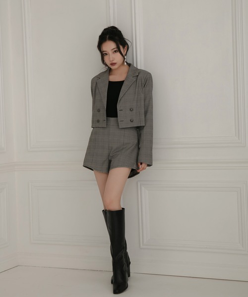 ANDGEEBEE（アンジービー）の「ベーシックショーパン（その他パンツ・レディース・チェック/ブラック・SMALL/MEDIUM）」の22枚目の写真