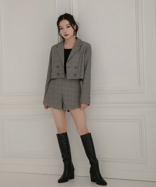 ANDGEEBEE（アンジービー）の「ベーシックショーパン（その他パンツ・レディース・チェック/ブラック・SMALL/MEDIUM）」の13枚目の写真