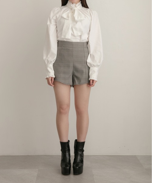 ANDGEEBEE（アンジービー）の「ベーシックショーパン（その他パンツ・レディース・チェック/ブラック・SMALL/MEDIUM）」の18枚目の写真