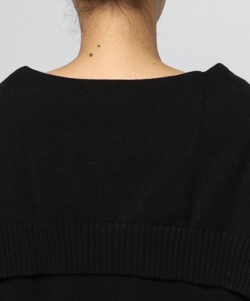 LOWRYS FARM（ローリーズファーム）の「セーラーカラーキナガシカーディガンＬＳ　227975（カーディガン/ボレロ・レディース・アイボリー/ブラック/ブラウン・FREE）」の17枚目の写真