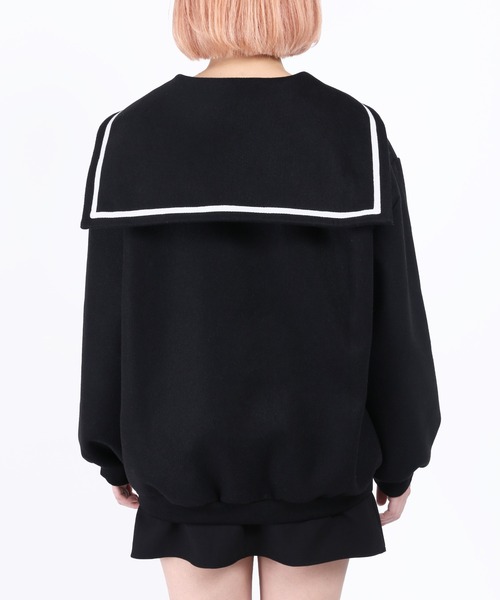 WC（ダブル シー）の「セーラースタジャン（スタジャン・レディース・ブラック/グリーン・FREE）」の7枚目の写真