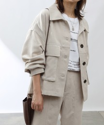 COLONY 2139 | コール天ビッグフラップショートジャケット/コーデュロイジャケット(セットアップ可)(ブルゾン)