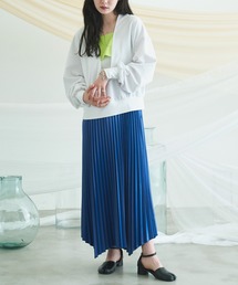 VACANCY（ヴァカンシー）の「フェイクレザープリーツスカート（スカート・レディース）」