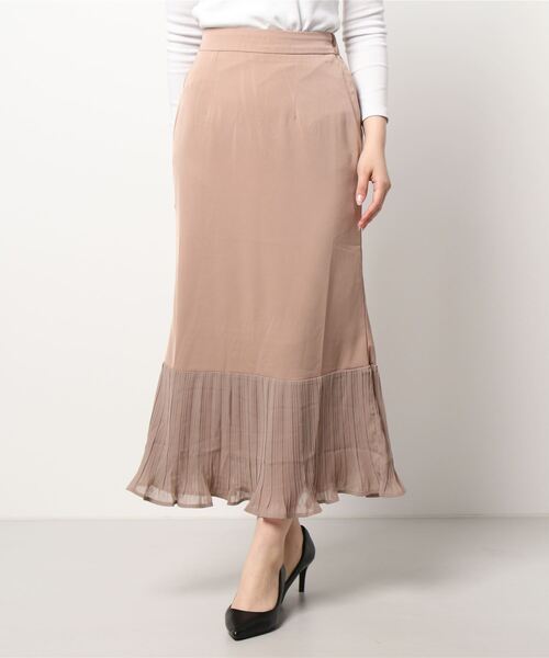 flower(フラワー)の「エニープリーツスカート(スカート・レディース・アイボリー/カーキ・FREE)」の8枚目の写真