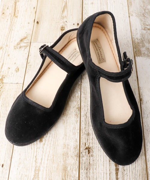 FUNALIVE(ファンアライブ)の「jou jou lier ストラップカンフーシューズ(バレエシューズ・レディース・ブラック/ボルドー/グレイッシュベージュ・M/L)」の4枚目の写真