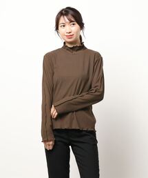 Wordtrobe | 【wordtrobe】テレコリブ バックスリット 配色 メローインナー(Tシャツ/カットソー)