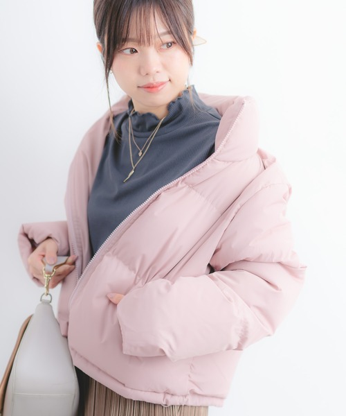 Wordtrobe(ワードトローブ)の「【wordtrobe】テレコリブ バックスリット 配色 メローインナー(Tシャツ/カットソー・レディース・チャコールグレー/ベージュ/ブラウン・FREE)」の12枚目の写真