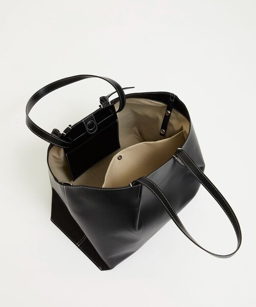 MARROW（マロウ）の「【MARROW(マロー)】《STUDIOUS別注》ラージノットトートバッグ（トートバッグ・レディース・ブラック/ブラウン・FREE）」の3枚目の写真