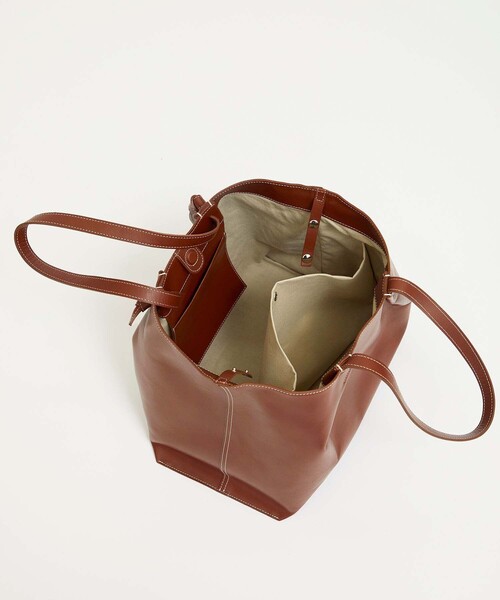 MARROW（マロウ）の「【MARROW(マロー)】《STUDIOUS別注》ラージノットトートバッグ（トートバッグ・レディース・ブラック/ブラウン・FREE）」の5枚目の写真