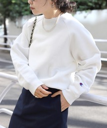 SLOBE IENA | 【Champion / チャンピオン】SLOBE別注クルーネックスウェット【洗濯機洗い可】◆(スウェット)