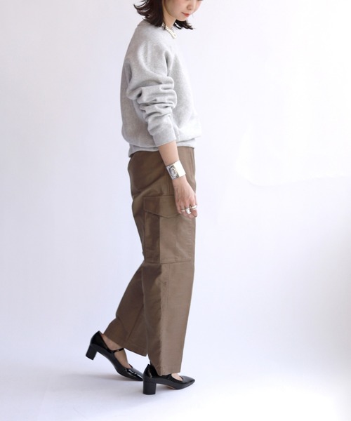 SLOBE IENA（スローブイエナ）の「【Champion / チャンピオン】SLOBE別注クルーネックスウェット【洗濯機洗い可】◆（スウェット・レディース・ネイビー/グレー/グリーン/ボルドー/ホワイト/ベージュ・FREE）」の11枚目の写真