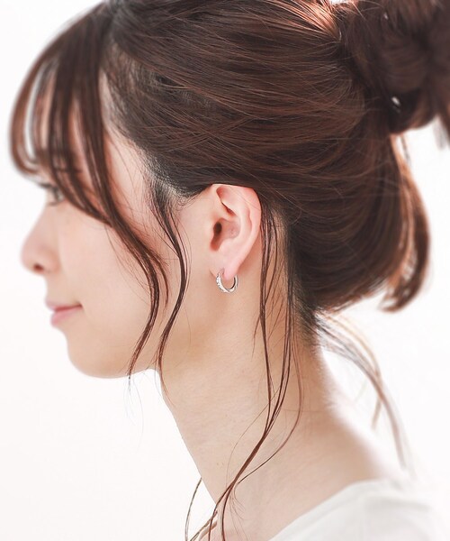 K10極光中折れ ピアス（ピアス（両耳用））｜COCOSHNIK（ココシュ