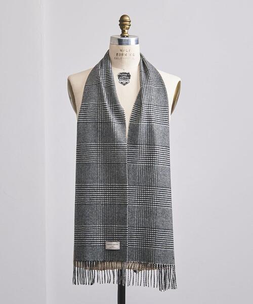 UNITED ARROWS(ユナイテッドアローズ)の「<UNITED ARROWS> カシミヤ チェック マフラー(マフラー・メンズ・その他1/その他2/その他3・FREE)」の2枚目の写真
