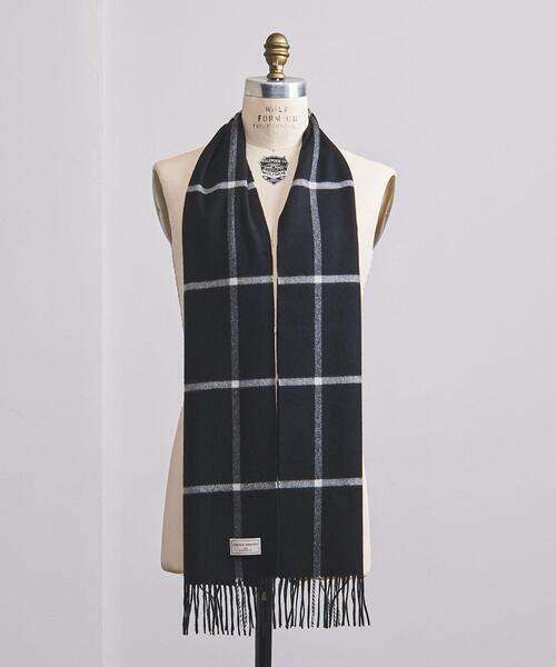 UNITED ARROWS(ユナイテッドアローズ)の「<UNITED ARROWS> カシミヤ チェック マフラー(マフラー・メンズ・その他1/その他2/その他3・FREE)」の1枚目の写真