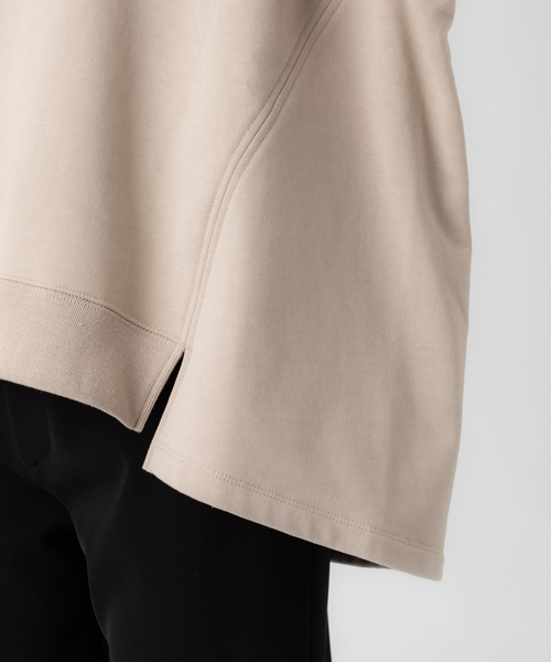 MICA&DEAL（マイカ＆ディール）の「【MICA＆DEAL】"MICALLGE"ロゴスウェットパーカー（パーカー・レディース・ベージュ/ネイビー・フリー）」の18枚目の写真