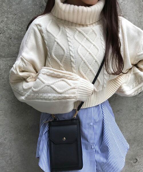 INGNI（イング）の「お財布ショルダー（トートバッグ・レディース・ブラック/ブラウン系その他3・ONE SIZE）」の2枚目の写真