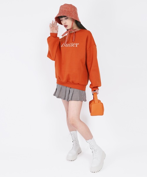 WC（ダブル シー）の「Butterスウェット（スウェット・レディース・ライトグレー/ブラック/オレンジ/グリーン・FREE）」の14枚目の写真