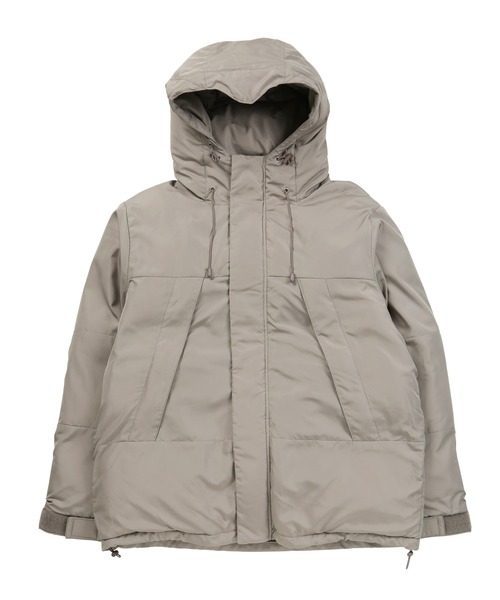 roshell（ロシェル）の「マウンテンパーカータイプ中綿ダウンジャケット（ダウンジャケット/コート・メンズ・ブラック/ネイビー/ミックスグレー/その他/グレイッシュベージュ・SMALL/MEDIUM/LARGE/X-LARGE）」の7枚目の写真