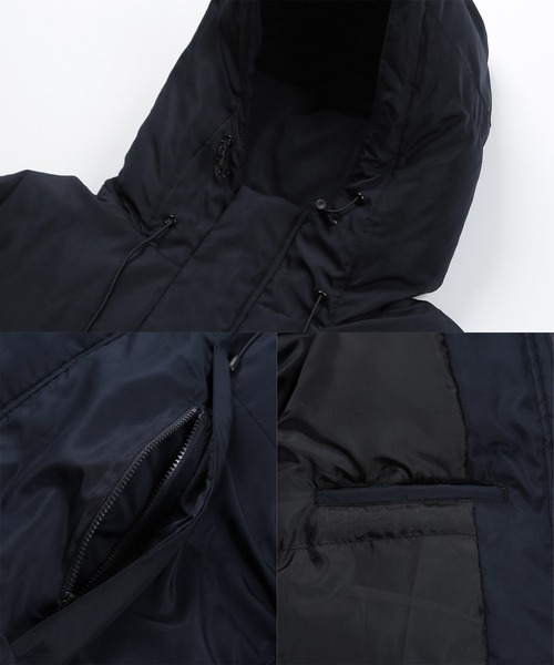 roshell（ロシェル）の「マウンテンパーカータイプ中綿ダウンジャケット（ダウンジャケット/コート・メンズ・ブラック/ネイビー/ミックスグレー/その他/グレイッシュベージュ・SMALL/MEDIUM/LARGE/X-LARGE）」の21枚目の写真