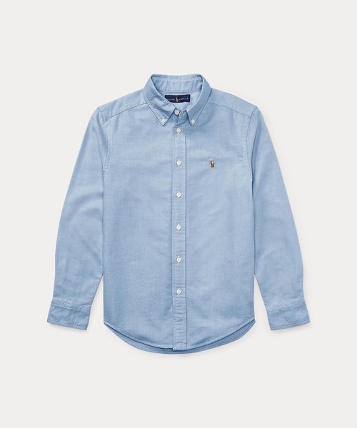 POLO RALPH LAUREN CHILDRENSWEAR(ポロ ラルフ ローレン チルドレンズウェア)の「コットン オックスフォード シャツ(シャツ/ブラウス・キッズ・ブルー・S/M/L/XL)」の4枚目の写真