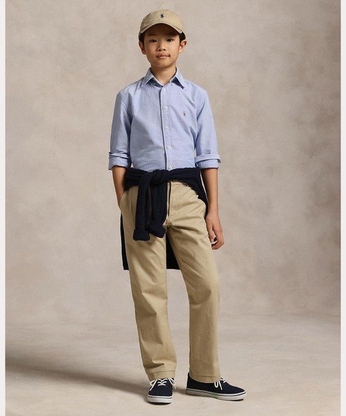 POLO RALPH LAUREN CHILDRENSWEAR(ポロ ラルフ ローレン チルドレンズウェア)の「コットン オックスフォード シャツ(シャツ/ブラウス・キッズ・ブルー・S/M/L/XL)」の6枚目の写真