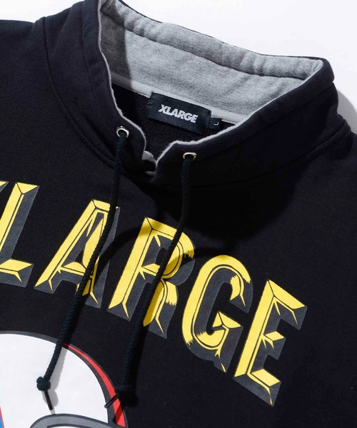 XLARGE（エクストララージ）の「FOOTBALL STAND COLLAR SWEAT（スウェット・メンズ・ブラック/イエロー/アッシュ・S/M/L/XL）」の8枚目の写真
