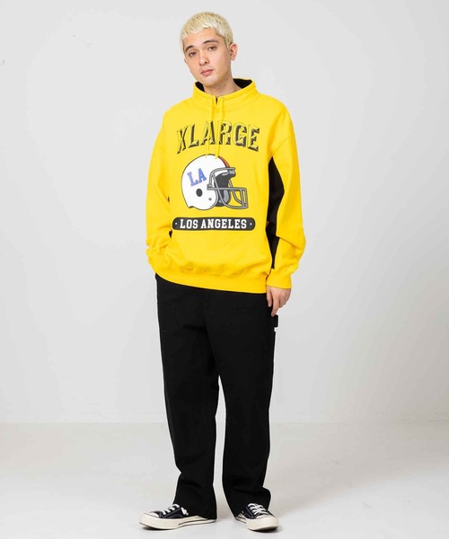 XLARGE（エクストララージ）の「FOOTBALL STAND COLLAR SWEAT