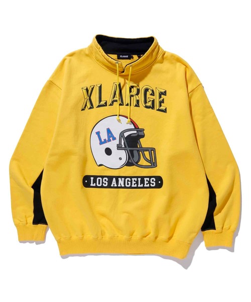 XLARGE ヘルメット プリント スウェット XLARGE ヘルメット プリント スウェット - トップス特別