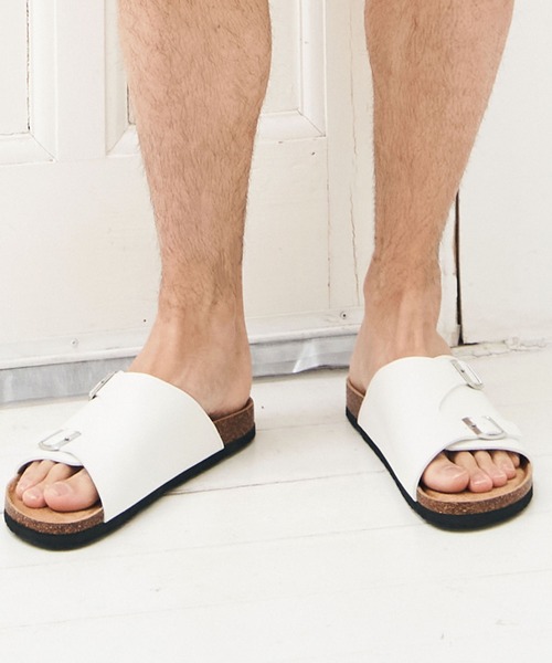 ikka（イッカ）の「2バックルフットベッドサンダル（サンダル・メンズ・オフホワイト/ブラック/ブラウン・XL/M/L）」の12枚目の写真