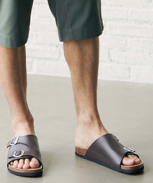 ikka（イッカ）の「2バックルフットベッドサンダル（サンダル・メンズ・オフホワイト/ブラック/ブラウン・XL/M/L）」の15枚目の写真