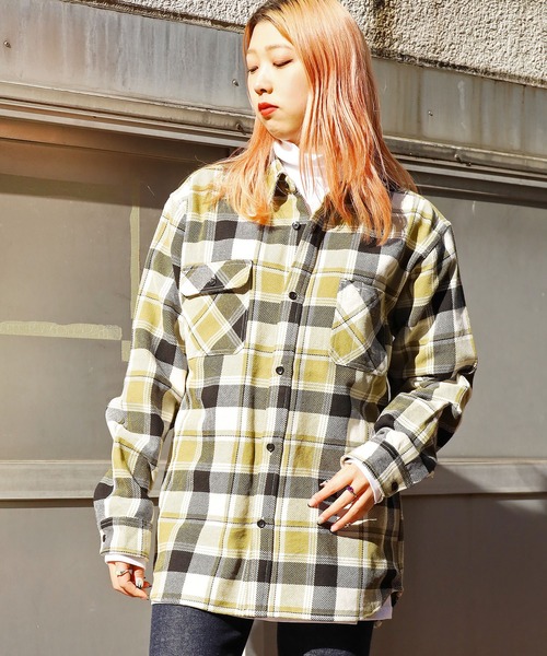 FIVEBROTHER(ファイブブラザー)の「FIVE BROTHER/ファイブブラザー EX HEAVY FLANNEL WORK SHIRT ワークシャツ チェック ユニセックス ヘビーフランネル(シャツ/ブラウス・メンズ・ホワイト/グリーン/ブラック・M/L/XL)」の21枚目の写真