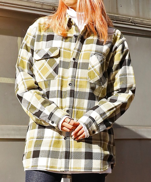 FIVEBROTHER(ファイブブラザー)の「FIVE BROTHER/ファイブブラザー EX HEAVY FLANNEL WORK SHIRT ワークシャツ チェック ユニセックス ヘビーフランネル(シャツ/ブラウス・メンズ・ホワイト/グリーン/ブラック・M/L/XL)」の22枚目の写真