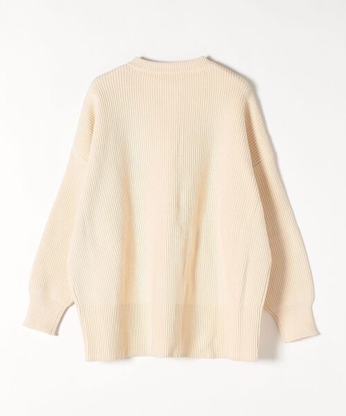 SHIPS any(シップス エニィ)の「SHIPS any: クルーネック ミディ カーディガン2(カーディガン/ボレロ・レディース・ブラック/イエロー/クリーム・ONE SIZE)」の5枚目の写真