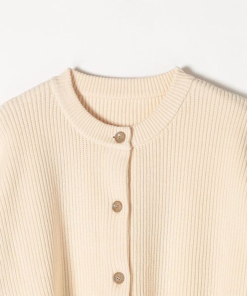 SHIPS any(シップス エニィ)の「SHIPS any: クルーネック ミディ カーディガン2(カーディガン/ボレロ・レディース・ブラック/イエロー/クリーム・ONE SIZE)」の6枚目の写真