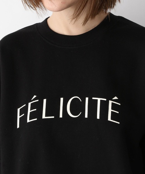 A part by（アパートバイ）の「カレッジロゴウラケ　261576（スウェット・レディース・ブラック/グレー/オフホワイト・FREE）」の7枚目の写真