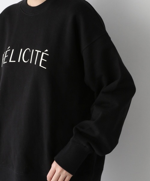 A part by（アパートバイ）の「カレッジロゴウラケ　261576（スウェット・レディース・ブラック/グレー/オフホワイト・FREE）」の8枚目の写真