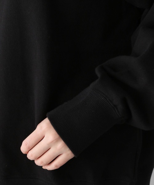 A part by（アパートバイ）の「カレッジロゴウラケ　261576（スウェット・レディース・ブラック/グレー/オフホワイト・FREE）」の9枚目の写真