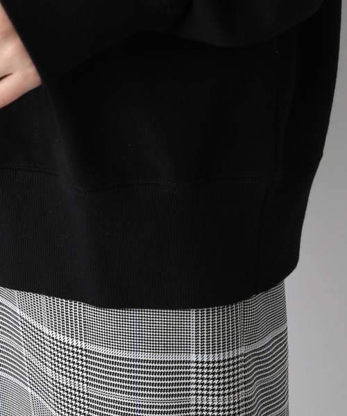 A part by（アパートバイ）の「カレッジロゴウラケ　261576（スウェット・レディース・ブラック/グレー/オフホワイト・FREE）」の10枚目の写真