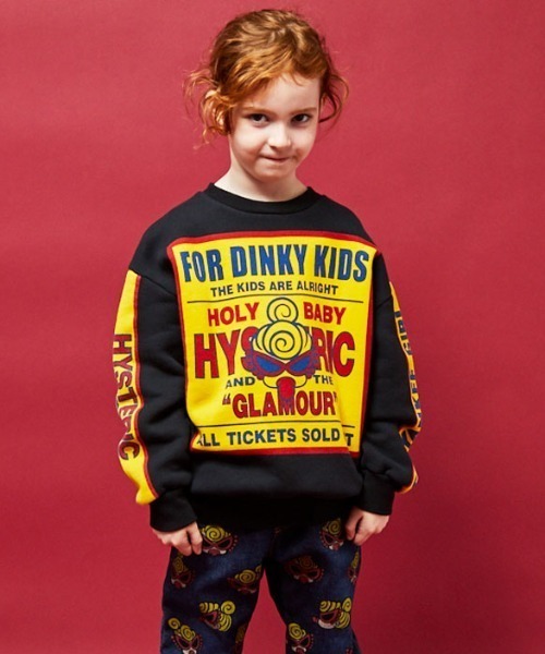 HYSTERIC MINI(ヒステリックミニ)の「DINKY KIDSトレーナー(その他トップス・キッズ・ブラック/エメラルド/ホワイト・110cm/105cm/120cm)」の3枚目の写真