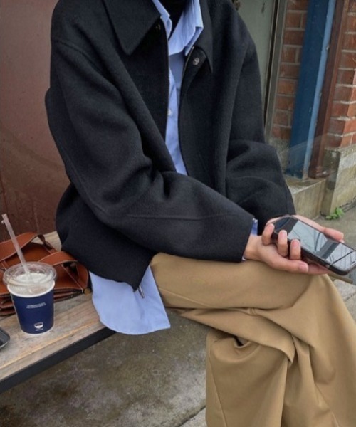 MANGROVE（マングローブ）の「ジップアップショートコート（その他アウター・レディース・ブラック/グレー/ブラウン・FREE）」の16枚目の写真