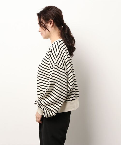 Heather（ヘザー）の「ボーダーウラケスウェット　261889（スウェット・レディース・ブラック系その他/イエロー系その他/グリーン系その他・FREE）」の22枚目の写真