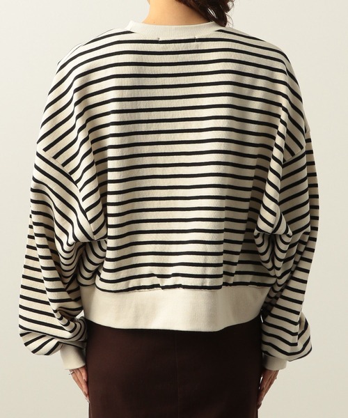 Heather（ヘザー）の「ボーダーウラケスウェット　261889（スウェット・レディース・ブラック系その他/イエロー系その他/グリーン系その他・FREE）」の13枚目の写真