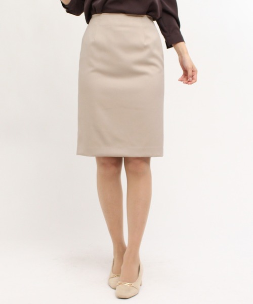 TRUDEA（トルディア）の「（シーズンレス）2レングスタイトスカート（57㎝丈）（スカート・レディース・ピンク/ブラック/ブラック×ホワイト/ネイビー/ホワイト/ベージュ/ライトグレー/ブラウン/ホワイト×ネイビー・MEDIUM/LARGE/SMALL/X-SMALL）」の20枚目の写真