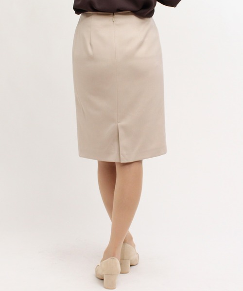 TRUDEA（トルディア）の「（シーズンレス）2レングスタイトスカート（57㎝丈）（スカート・レディース・ピンク/ブラック/ブラック×ホワイト/ネイビー/ホワイト/ベージュ/ライトグレー/ブラウン/ホワイト×ネイビー・MEDIUM/LARGE/SMALL/X-SMALL）」の22枚目の写真