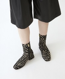 LE TALON | GRISE 3cmスクエアソフトフィットショートブーツ(ブーツ)