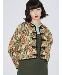 jouetie | ゴブランショートチャイナジャケット(ブルゾン)